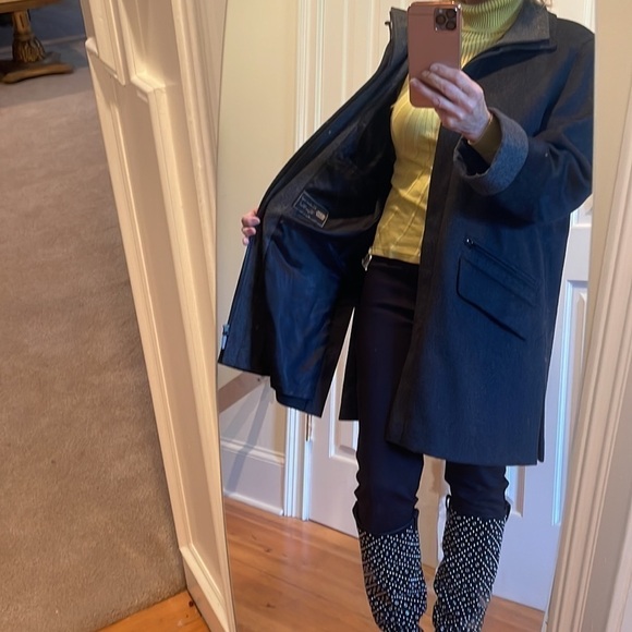 Steinbock 🔥SALE🔥Tyrol/Austria black and grey Cashmere and Virgen  Wool coat - Picture 4 of 14